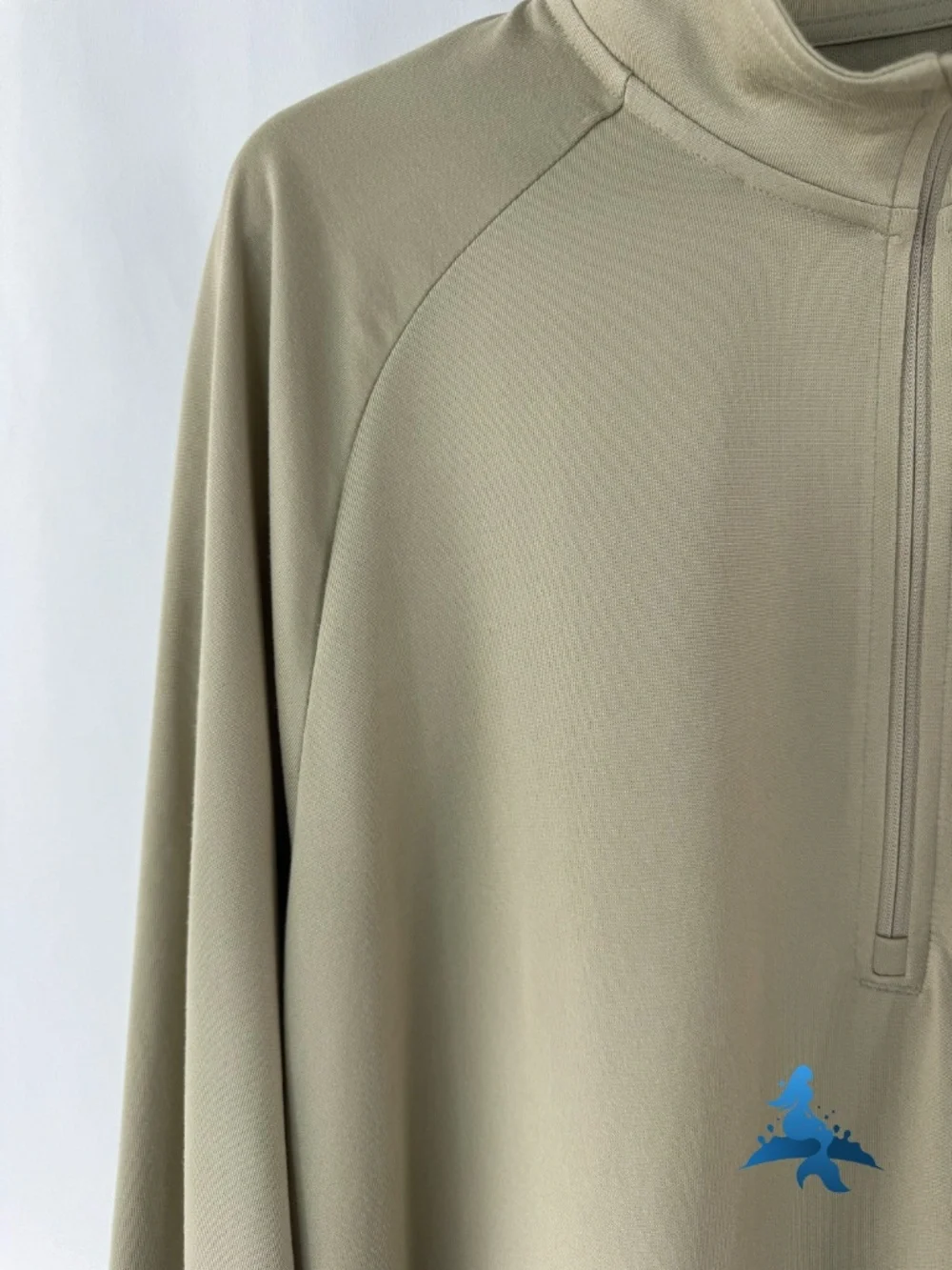 1294 NWT Under Armour UA Tech 2.0 1/2 Zip Pullover - Large - Khaki Tan